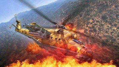 武装直升机打击战